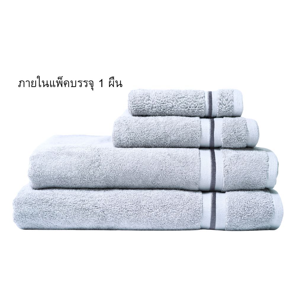 [ราคาโปร] CANNON ผ้าเช็ดตัว ผ้าขนหนู คิงไซส์ 76x152 cm. รุ่น Prestige Brentley ฝ้ายอียิปต์ Cotton 100% (1 ผืน)