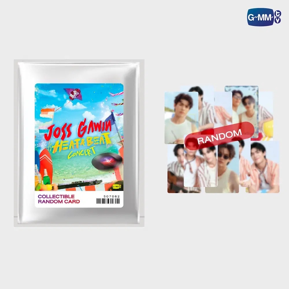 🚚（พร้อมส่ง）JOSS GAWIN HEAT & BEAT CONCERT COLLECTIBLE RANDOM CARD GMMTV JOSS GAWIN จอส ฟลุ๊ค JOSSGAW