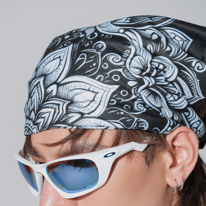 OLIVER BANDANA - ผ้าโพกหัวผ้าไหมอิตาลี ขนาด 65*65cm