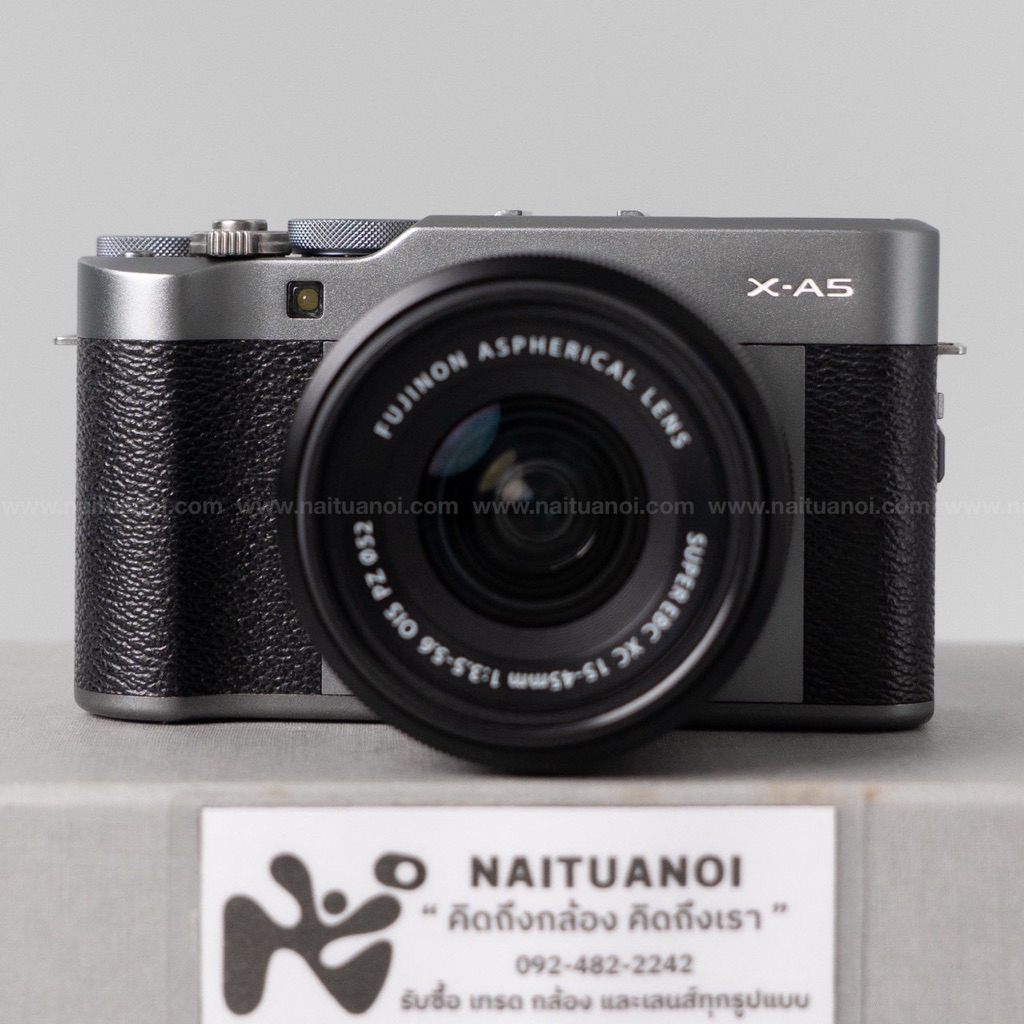 ( Used!! ) Fuji X-A5 Dark Silver + Fuji XC 15-45 F3.5-5.6 OIS PZ Black <Mint>