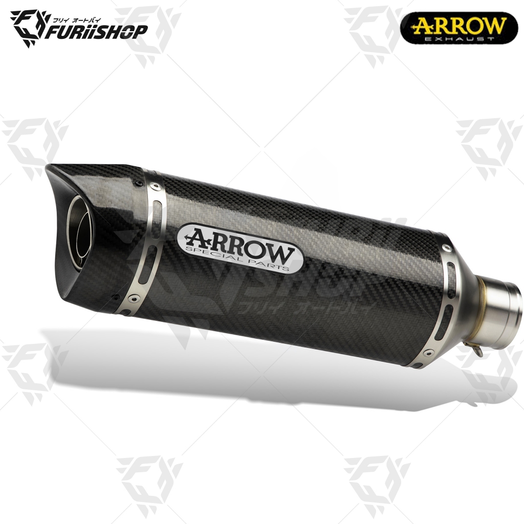 ท่อสูตร/ท่อแต่ง/ท่อไอเสีย Arrow Slip Carbon : for Yamaha YZF-R3/MT03