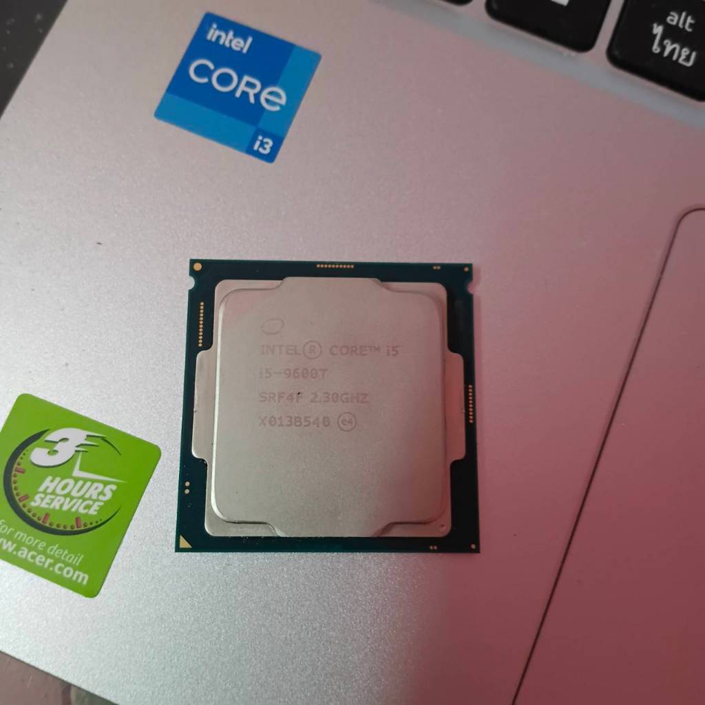 CPU มือสอง Intel Core i5-9600T (1151 v2) ถอดจากเครื่องส่วนตัว สภาพเนียนกริบ แถมซิงค์ NEXT อลูมิเนียม