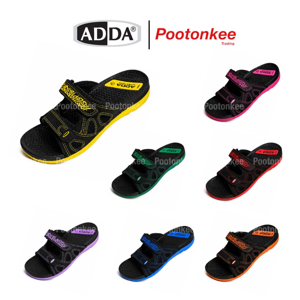 ADDA รุ่น 22W01-W1 / 22W01-M1 รองเท้าแตะแบบสวม  รองเท้าผู้ชายและผู้หญิง พร้อมส่ง
