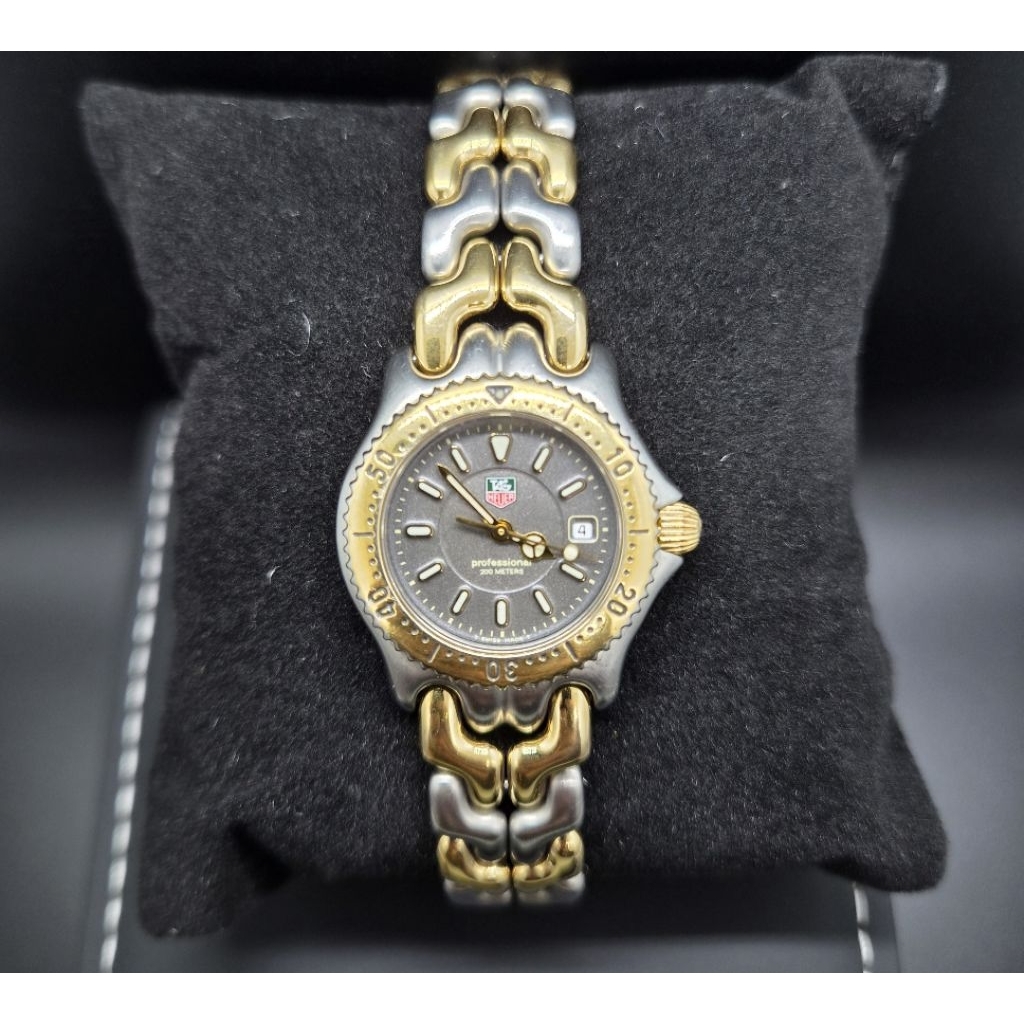Tag Heuer ก้างปลา 2กษัตริย์ Lady size หน้าปัดวงแหวน2ชั้น ข้อสาย17ซม. WG1320-0 สวยหรูดูงามสง่าสุดๆ