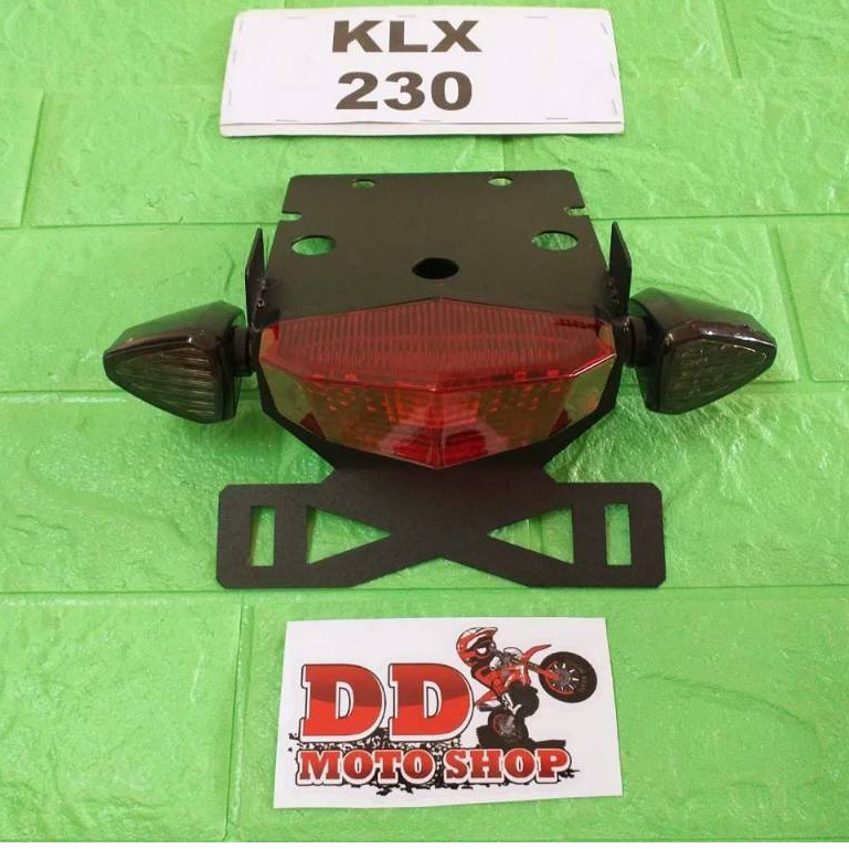 ท้ายสั้น KLX230 #ใส่ไฟเลี้ยวแต่ง #โครงเหล็กหนา 1.2 มม. ไฟท้าย KLX230 KLX230SE KLX230SM SHERPA