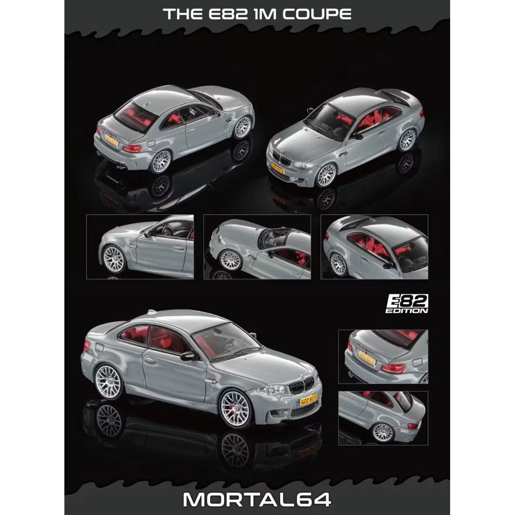 ▫️BMW E82 1M Coupe MOT64BBE82A01VS Scale 1:64 ยี่ห้อ Mortal Model