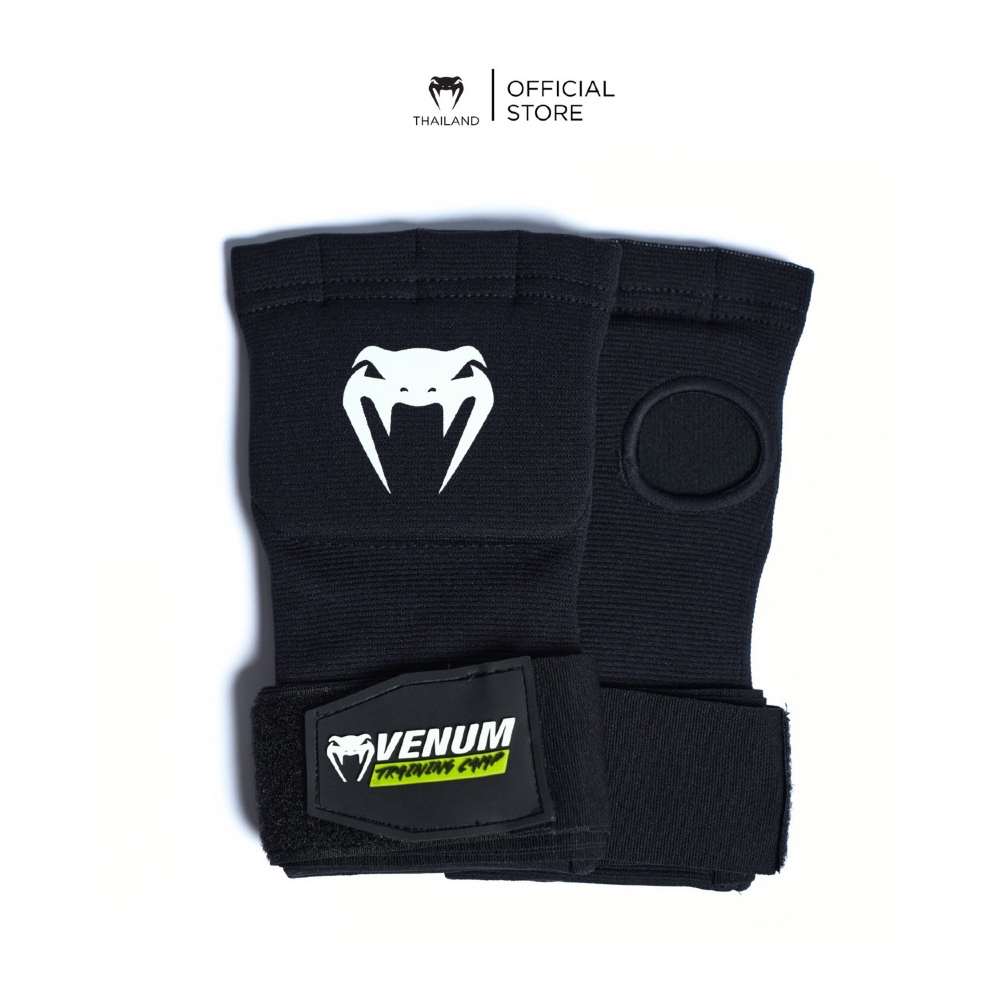 Venum Training Camp Glove Wraps (One Size Fits Most) (Black)