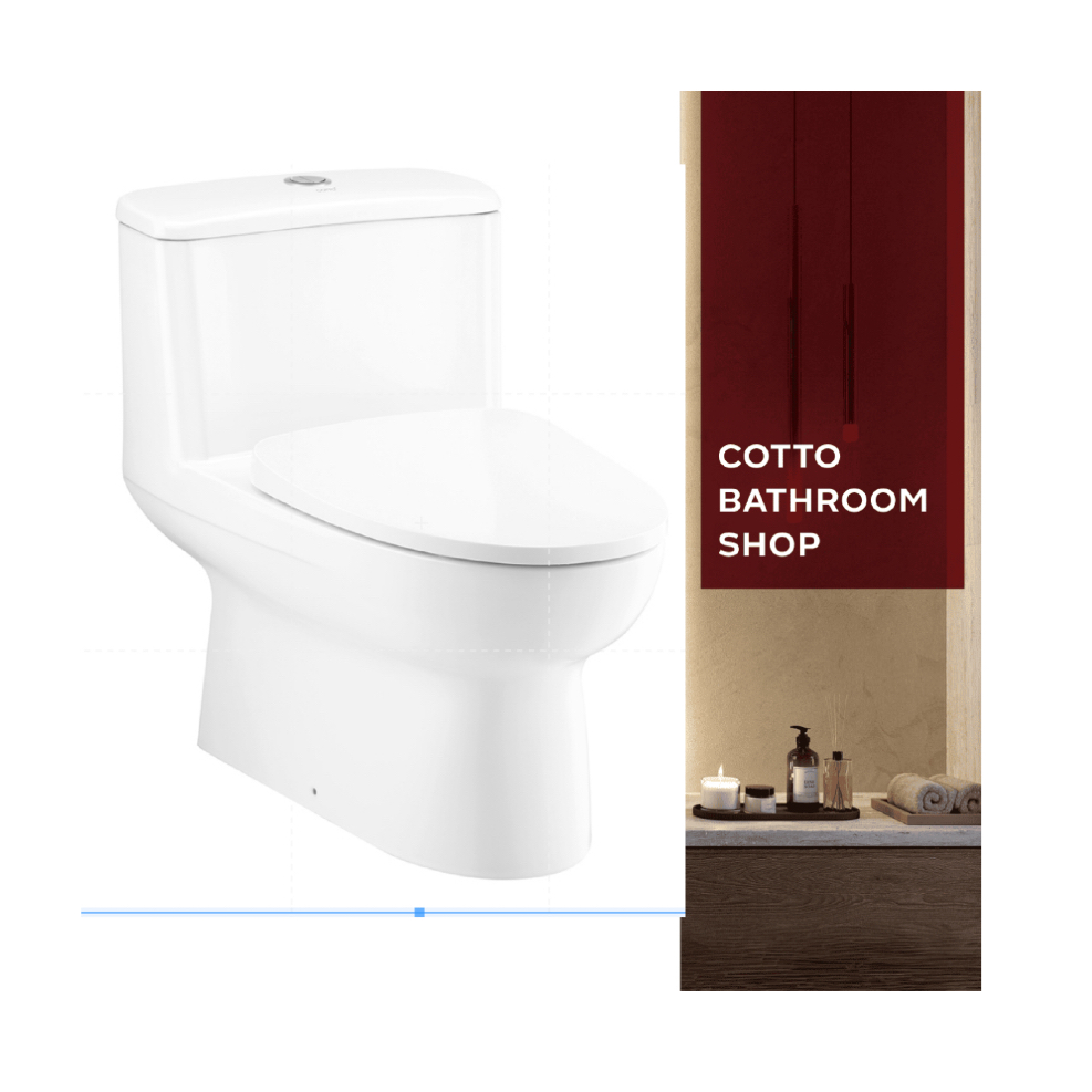 COTTO สุขภัณฑ์ชิ้นเดียว รุ่น วาเลนโต (UC+) C105407