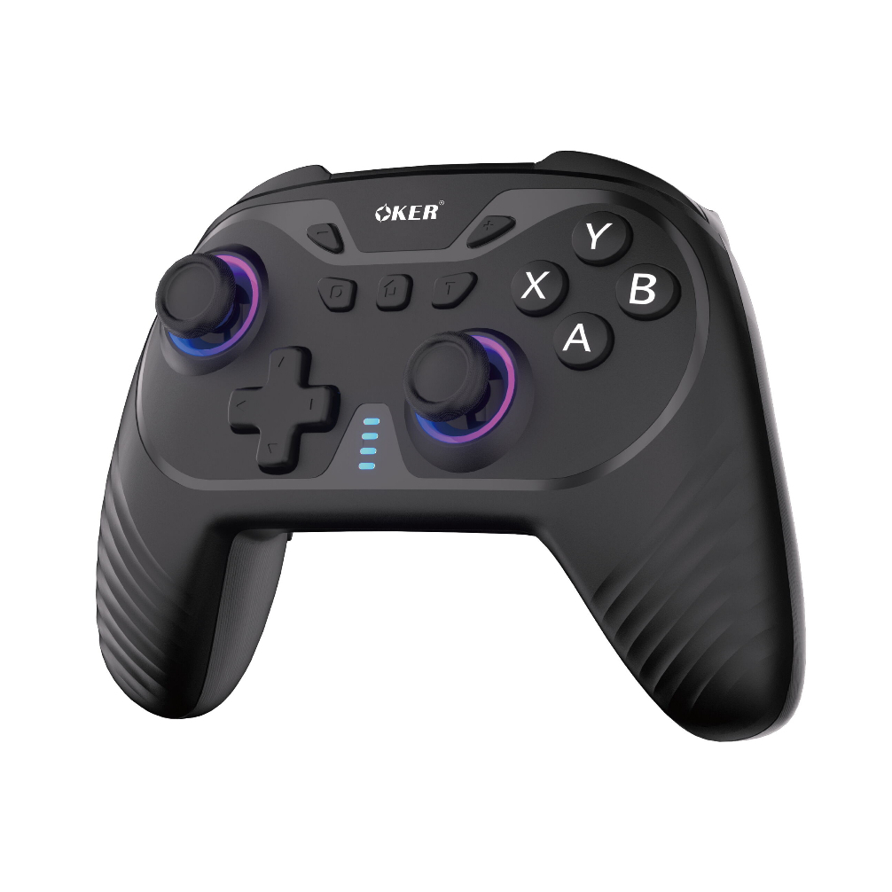 OKER จอยเกมไร้สาย(บลูทูธและ2.4G) รุ่น WG-25 สำหรับ iOS/ Android/ Switch/ PS3/ PS4/ PC/ TV