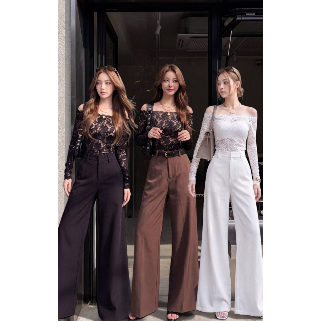 New.​ Monaco premium.pants Tag#cottoncandy โอ้โห้ลูกค้าขาาาาา​ กางเกงรุ่นล่าสุดของทางร้าน​