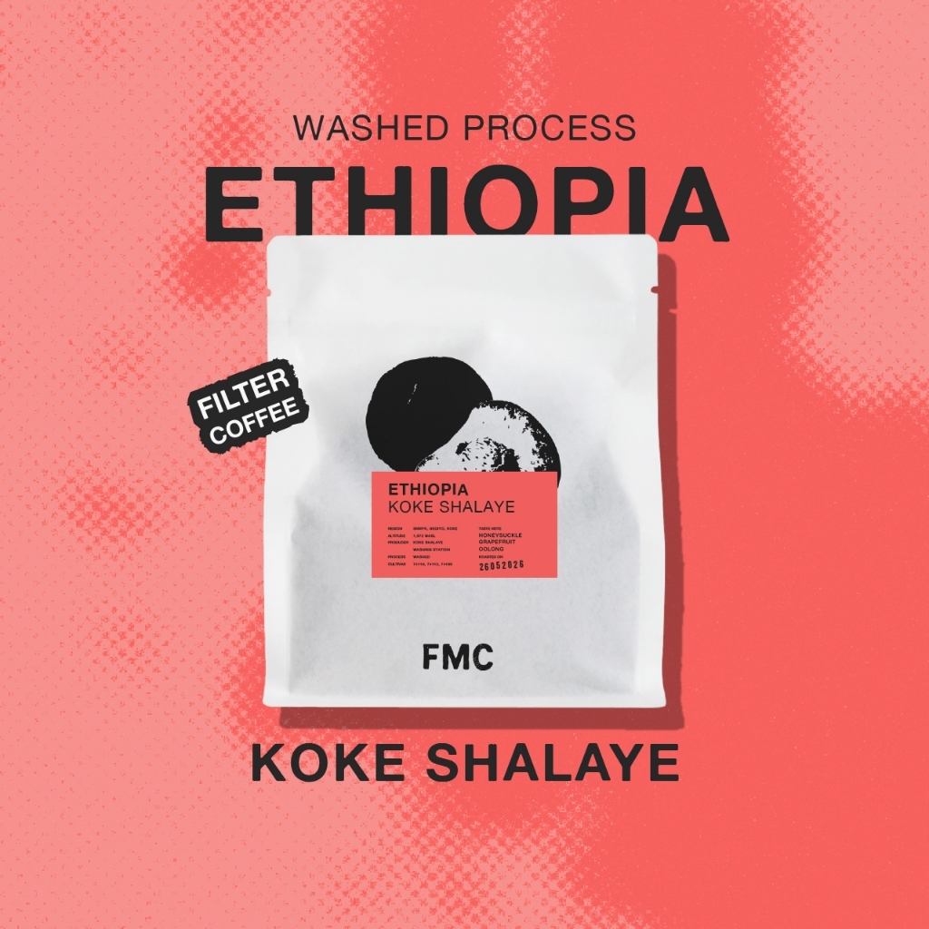 Feast Monday Coffee - เมล็ดกาแฟคั่วอ่อน Ethiopia Koke Shalaye (Light Roast) Washed