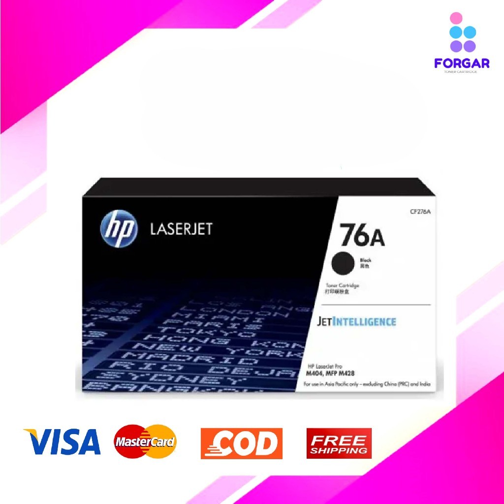 HP 76A CF276A Black หมึกโทนเนอร์ สีดำ ของแท้ (ปริมาณการพิมพ์ 3,000 หน้า)