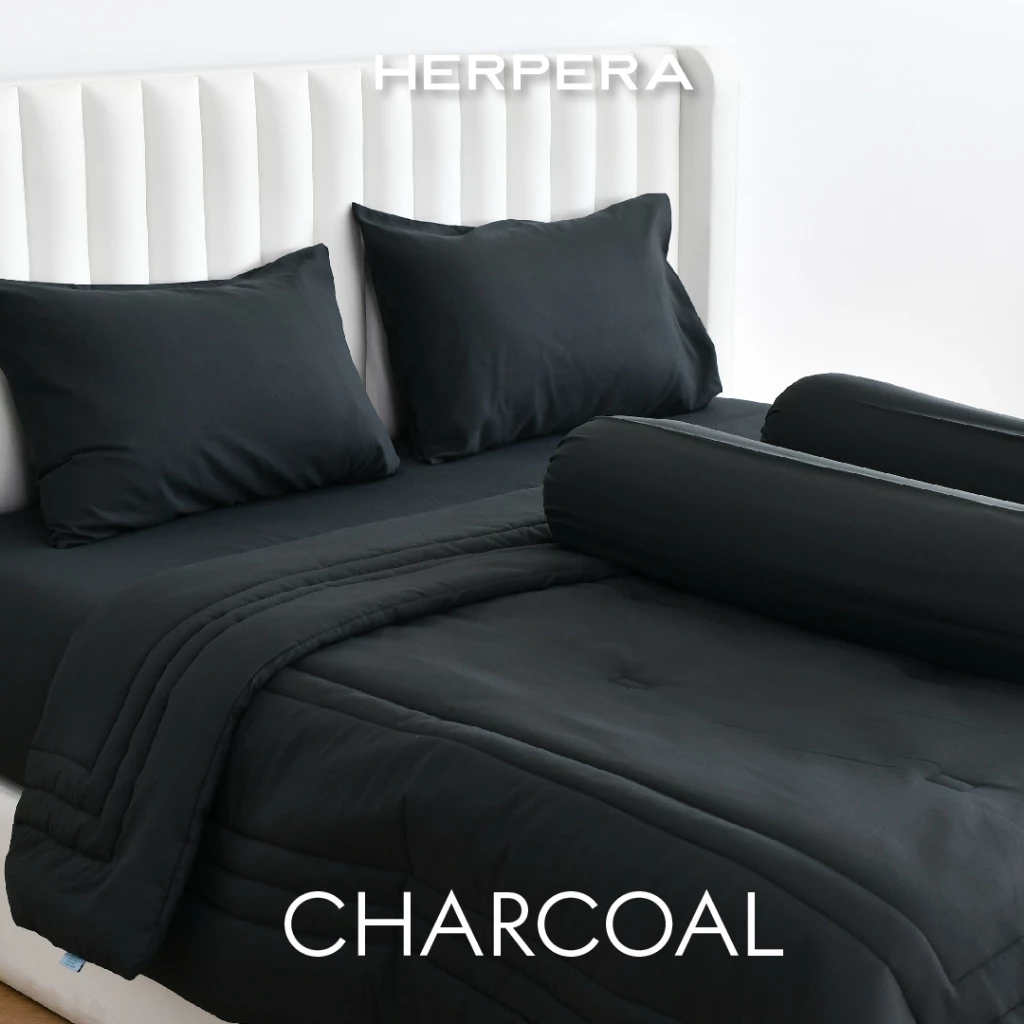 HERPERA ชุดผ้าปูที่นอน ครบเซต พร้อมผ้านวม (รวมสีโทนเดียว) thumbnail 7