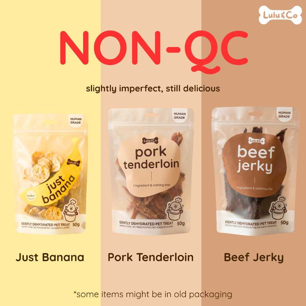 [Non-QC / Short Expiry] ขนมสุนัข Lulu & Co ขนาด 50g เลือกรสได้