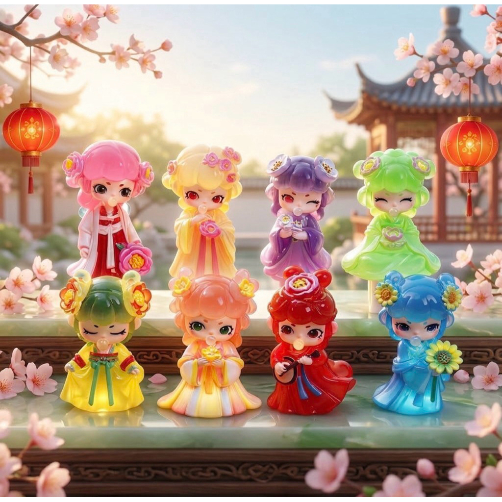 [8pcs]เรซิ่น อาหมวยเป่าโป่ง มี 8 แบบ เรืองแสง มาครบเซต พร้อมส่งจากไทย
