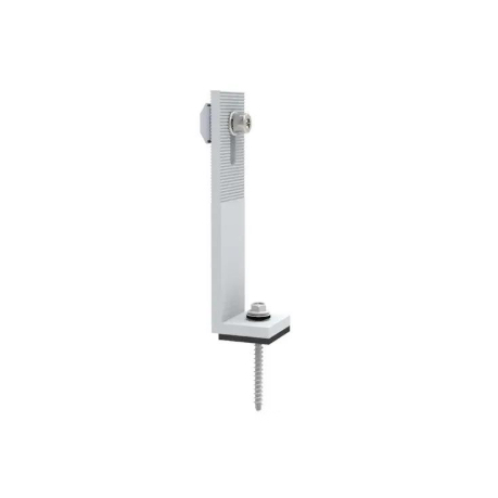 ขายึดรางโซลาร์เซลล์ L Feet H120 mm สำหรับหลังคาเมทัลชีท Al6005-T5 SUS304