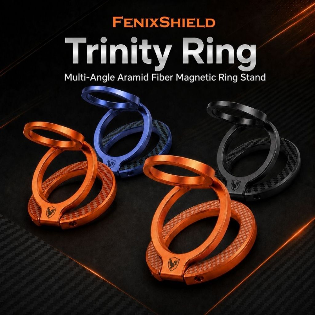 ขาตั้งแหวนแม่เหล็ก FenixShield Trinity Multi-Angle Aramid Fiber Magnetic Ring Stand