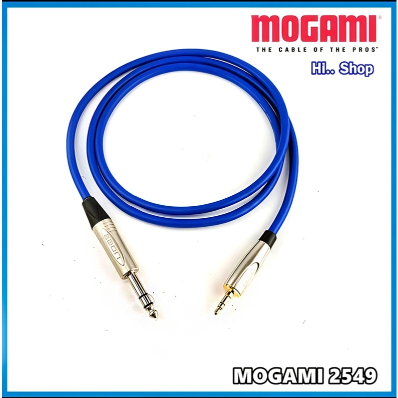 สาย TRS 3.5mm  -  TRS 6.35mm  แจ็ค Lidge บัดกรีด้วยตะกั่วเงิน