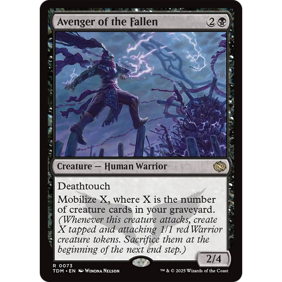 [Tarkir: Dragonstorm] - [TDM] - [Avenger of the Fallen] - (R) - [2025]