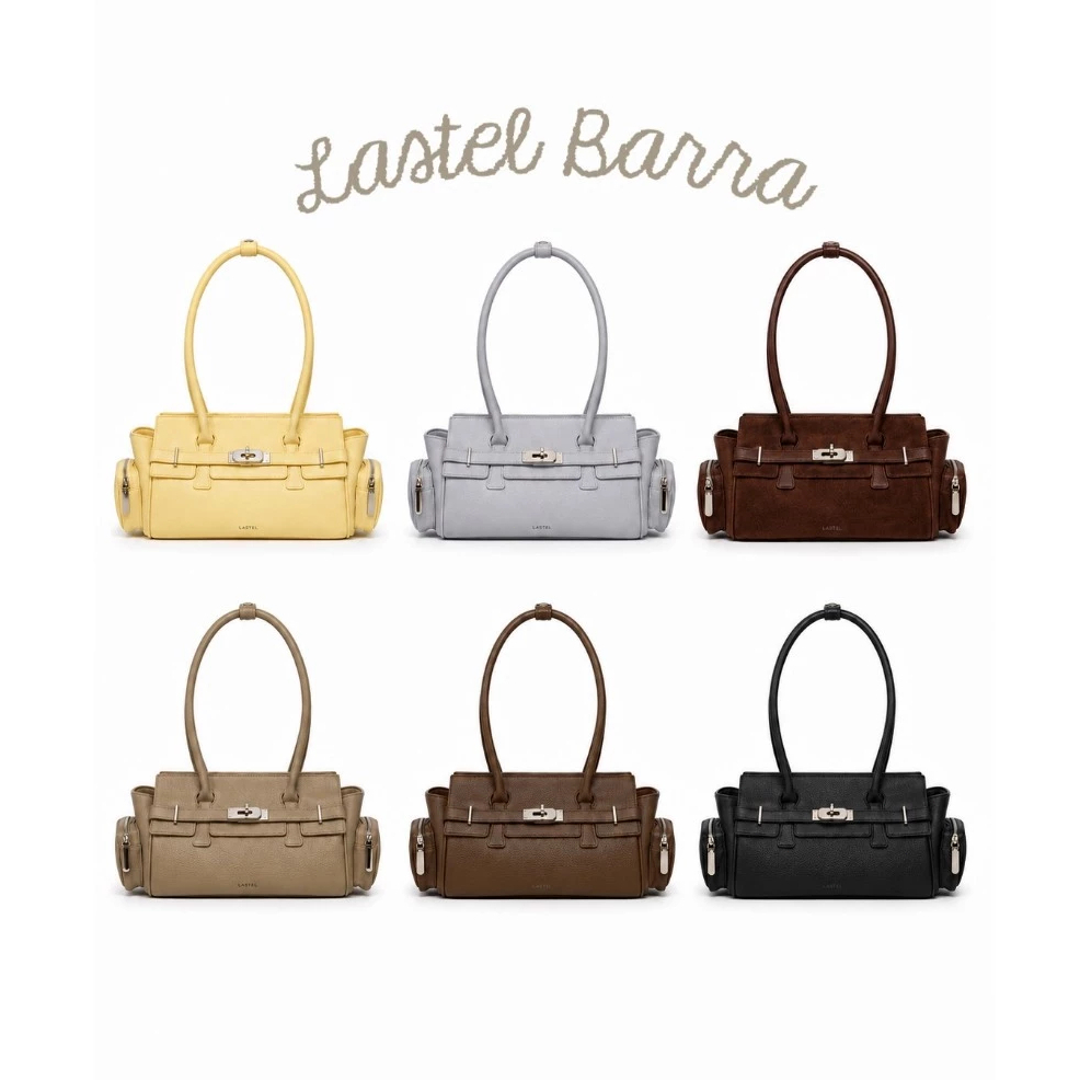 Lastel กระเป๋าฝาปิดรุ่น Barra หนังพรีเมี่ยม