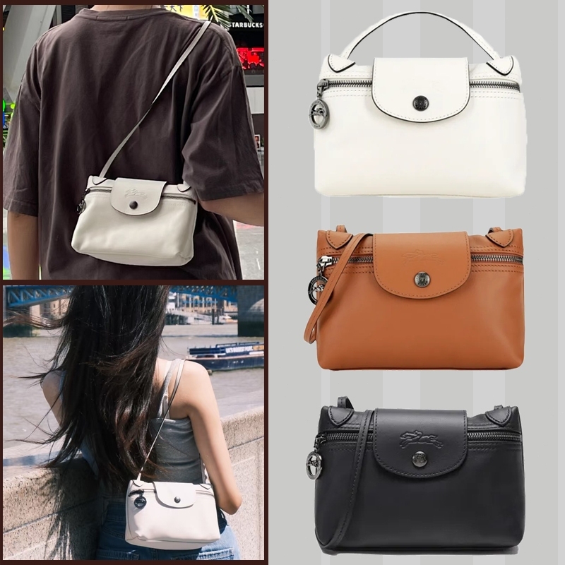[ของแท้ 100%]👛 LONGCHAMP Le Pliage Xtra mini กระเป๋าสะพายไหล่สไตล์เทรนด์ สำหรับผู้หญิง เปิด-ปิดด้วยซิป 🎨