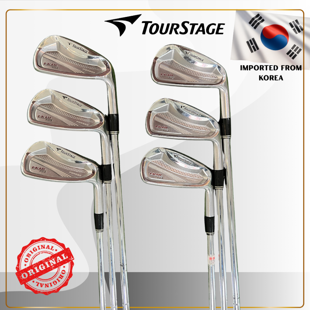 ✨(ไม้กอล์ฟมือสอง)  TOURSTAGE X-BLADE 703 6 Iron- for Man  - Shaft Dynamic Gold S200 - Flex : S200 Se