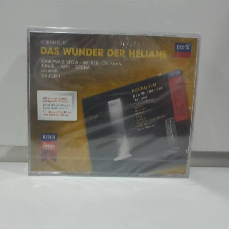 3 CD MUSIC ซีดีเพลงสากลDas Wunder der Heliane Erich Wolfgang Korngold (G9E114)