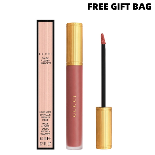 Gucci Liquid Matte Lipstick ลิปจิ้มจุ่มเนื้อแมตต์กำมะหยี่ ปากนุ่มชุ่มชื้นสีชัดไม่ตกตะกอน [พร้อมส่งจากไทย]