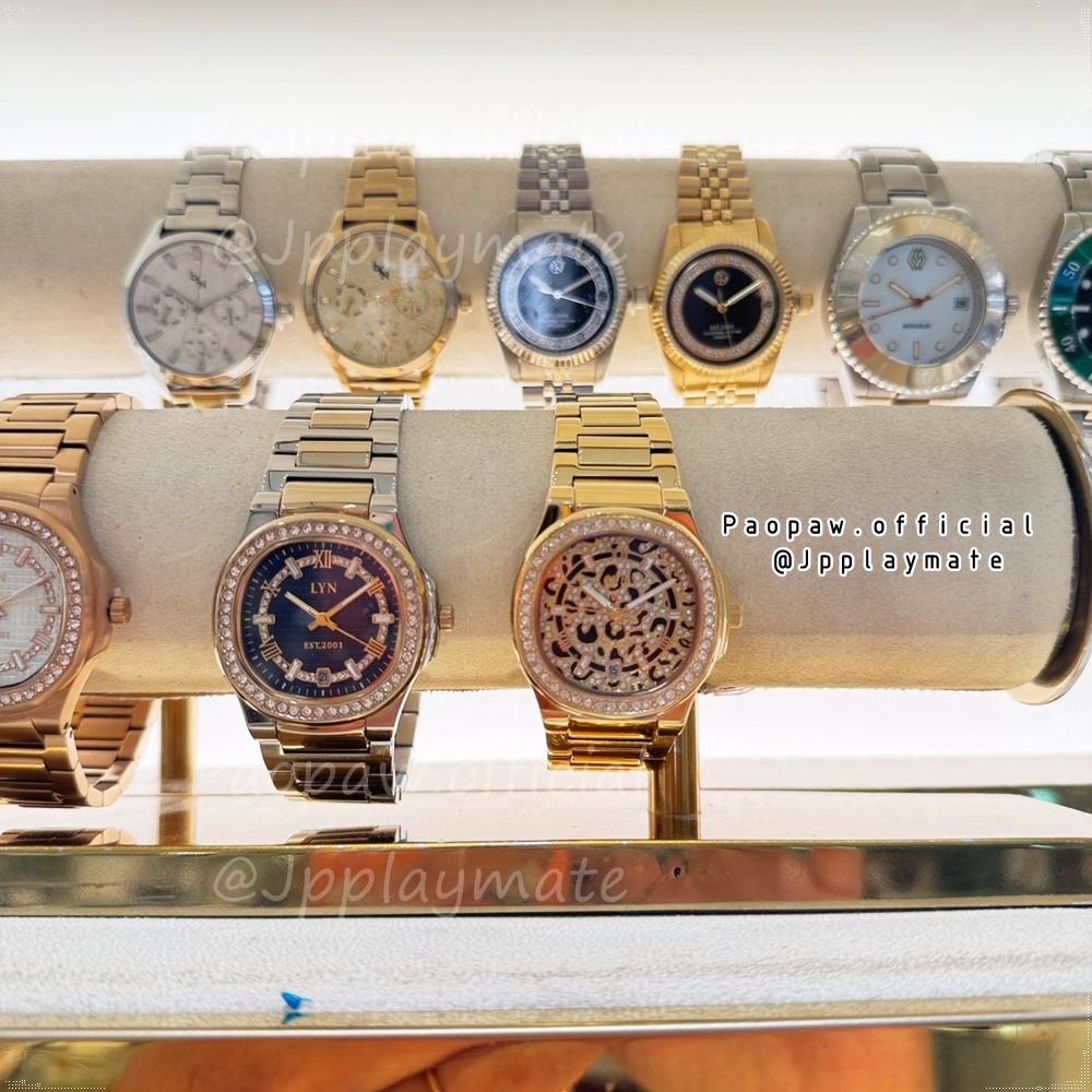 นาฬิกาLYN นาฬิกา LYN รุ่นใหม่ล่าสุด LYN WATCHES พร้อมกล่อง หมอน ถุงกระดาษ