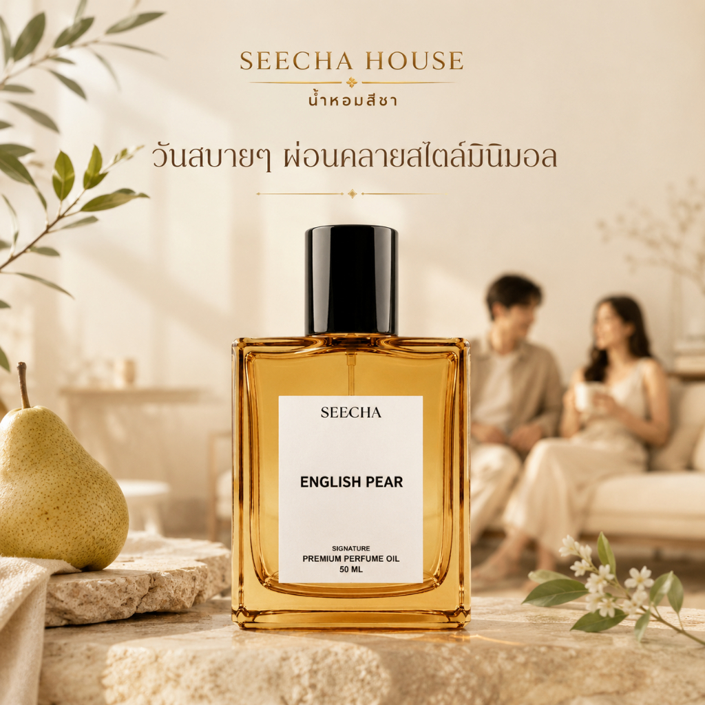 ✨วันสบายๆ ผ่อนคลายสไตล์มินิมอล✨ Seecha Oil Perfume น้ำหอมสีชา สีชาออยล์ ขนาด 50ml ติดทนนาน 6-8 ชม.