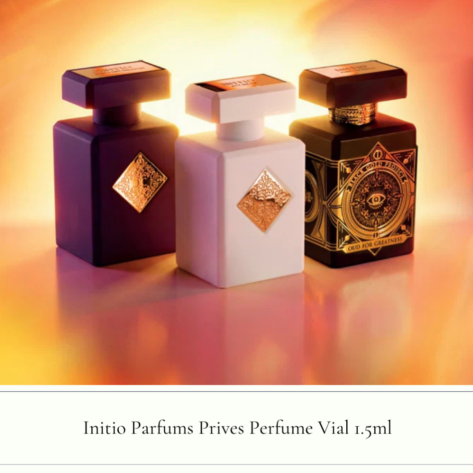 Initio Parfums Prives Perfume Vial 1.5ml Musk Therapy, Paragon, Side Effect, Rehab