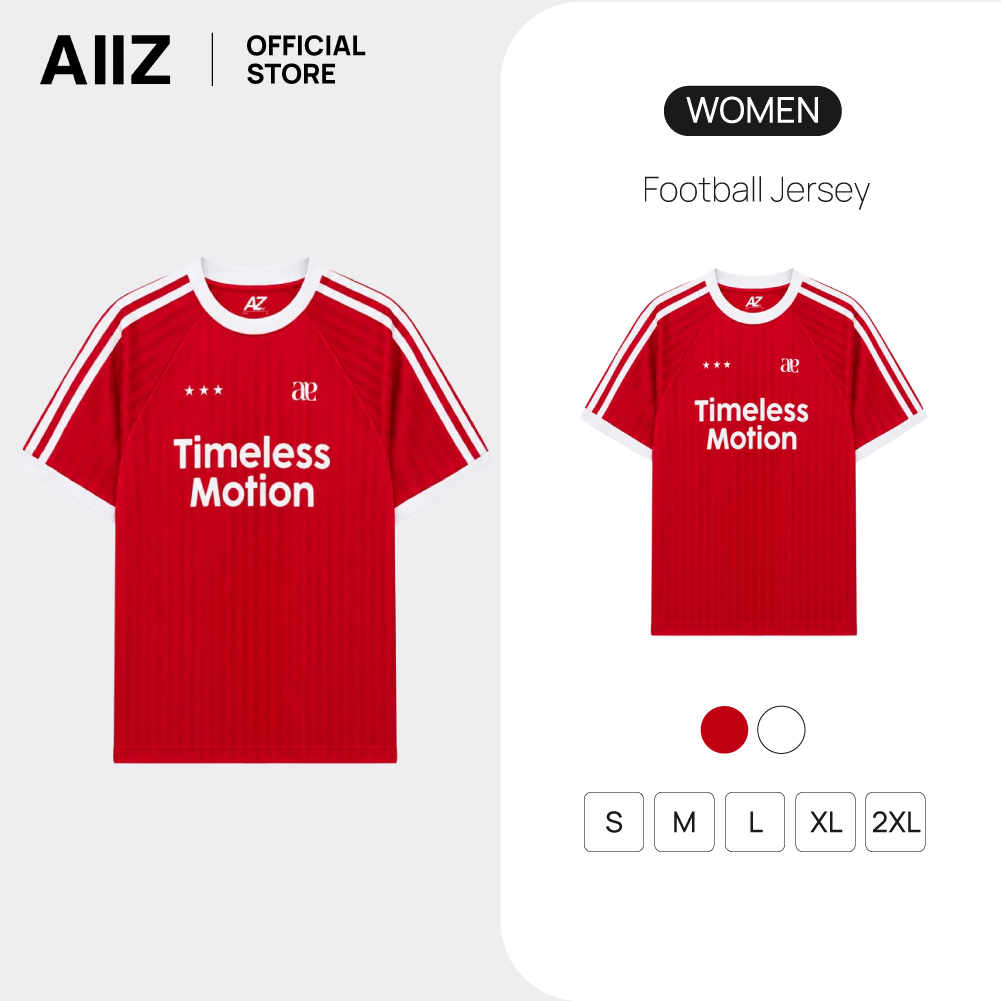 AIIZ (เอ ทู แซด) - AIIZ เสื้อยืดคอกลมฟุตบอลผู้หญิง AIIZ Women's Football Jersey