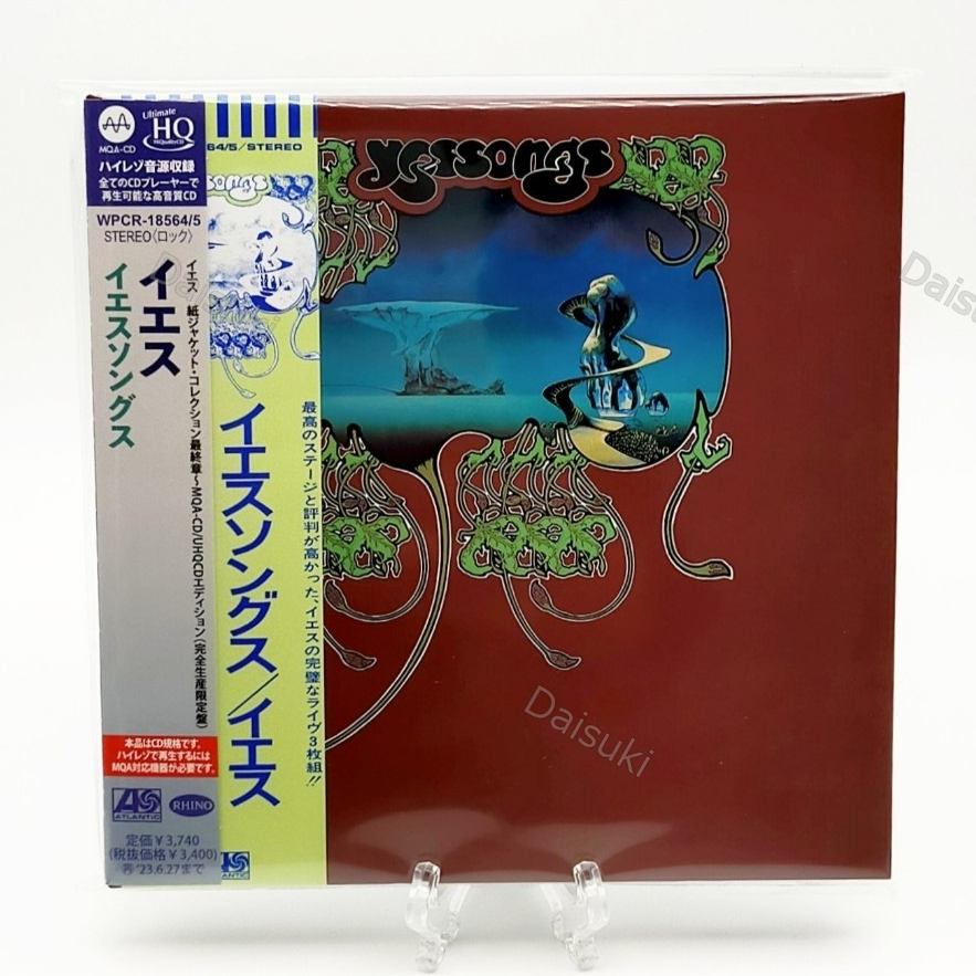 CD / YES YESSONGS MQA UHQ HI-RES Audio