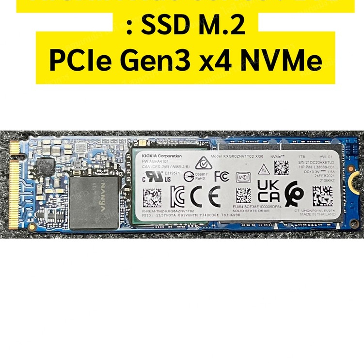 KIOXIA XG6 1TB SSD M.2 NVMe (เอสเอสดี เอ็มทู)