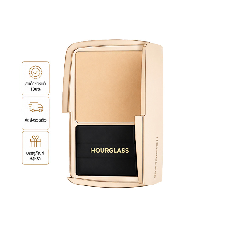 [ส่งไว] [พร้อมส่ง]🚀 Hourglass Veil Translucent Setting Powder 10.5g แป้งโปร่งแสง ขวดดำขอบทอง เซ็ตเคร