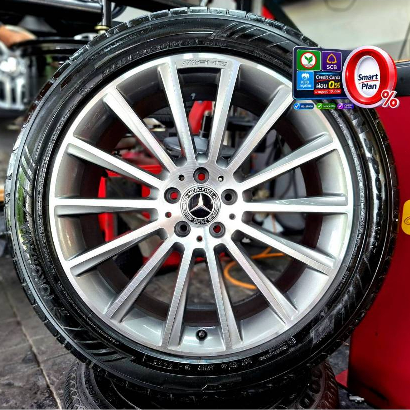 (4ล้อพร้อมยางมือสอง) ปี 25 ล้อ Mercedes Benz GLC Coupe W253 ขอบ 20 5 รู 112  27780669 922520669 9225