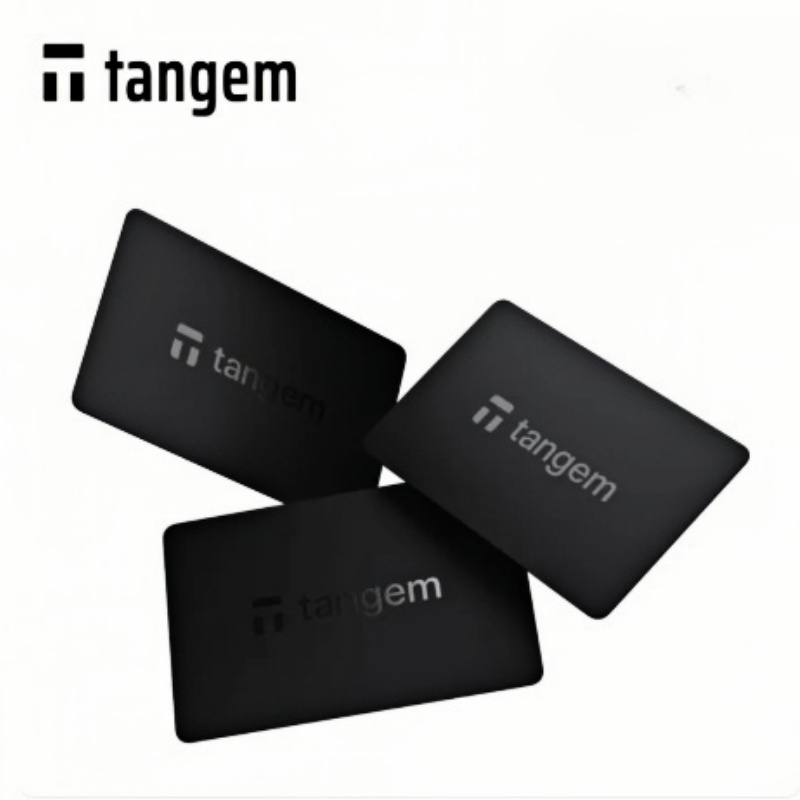 TANGEM Crypto Wallet 3-Pack - Trusted Cold Storage Hardware Wallet 100% offline; Bitcoin, Ethereum N