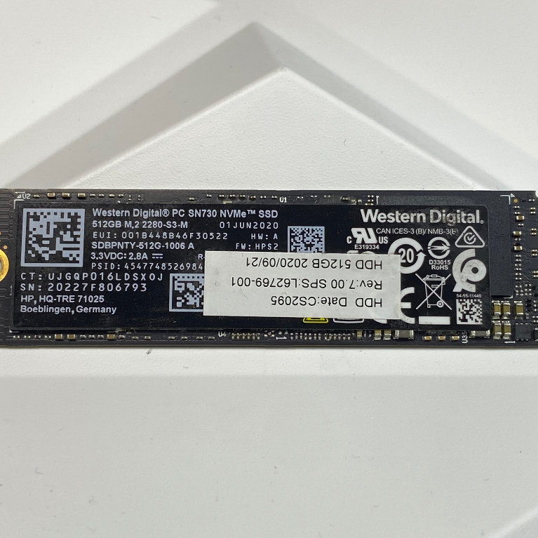 🌟SSD M.2 512 GB NVME Western Digital SN730 512 GB มือสอง✅🖥️