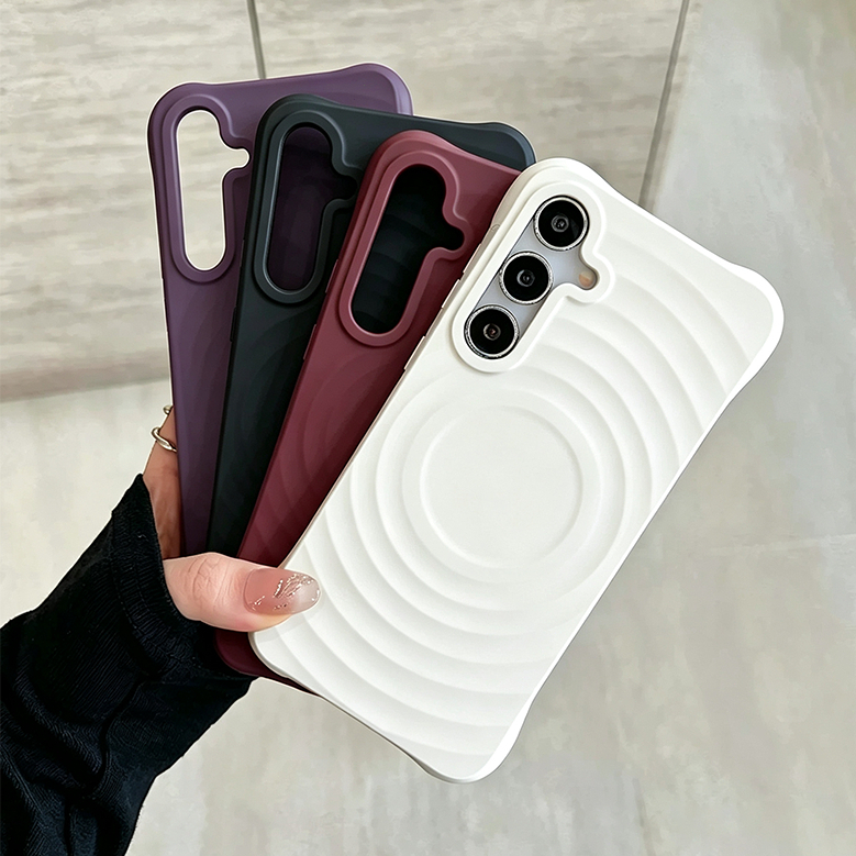 เคสทรศัพท์ For Samsung A17 A57 5G A07 A37 A27 A56 A16 A26 A36 A55 A15 A35 S25 S26 Ultra S24 FE 5G เคสโทรศัพท์ลายคลื่น