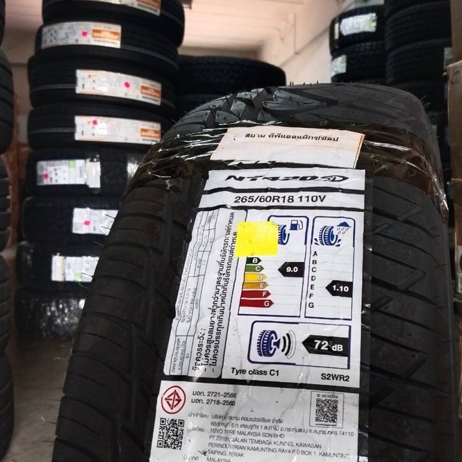 [พร้อมติดตั้ง] ยางนิตโตะ 265/60 R18 Nitto ยางใหม่ ยางใหม่ค้างปี มีรับประกัน ยางสปอร์ต