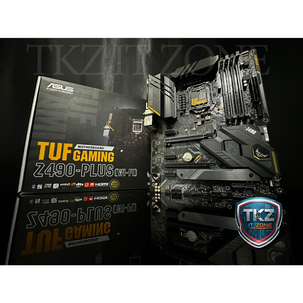 เมนบอร์ด(mainboard) ASUS TUF Z490 PLUS WIFI (socket 1200) 1 month warranty