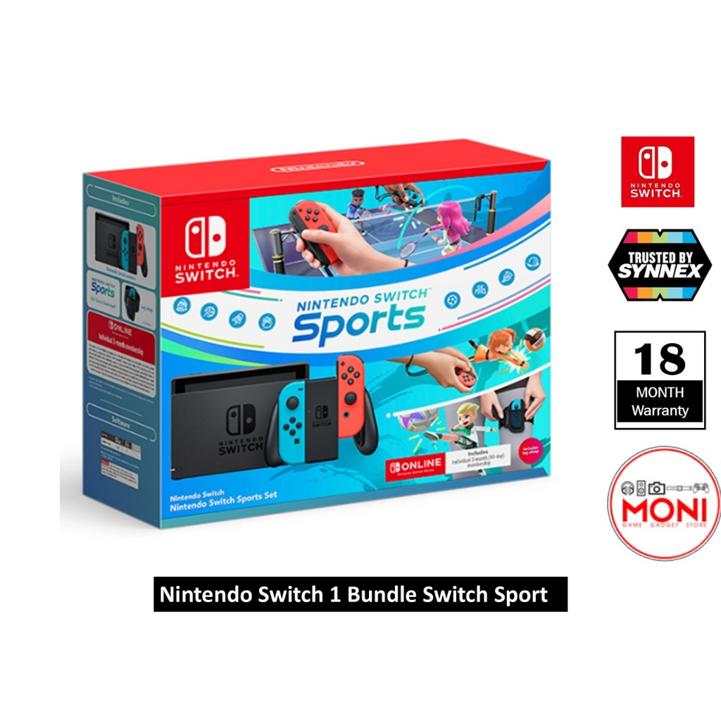 Nintendo Switch Console Bundle Nintendo Switch Sports เครื่องเล่นแบบไฮบริค ประกันศูนย์ไทย 18 เดือน
