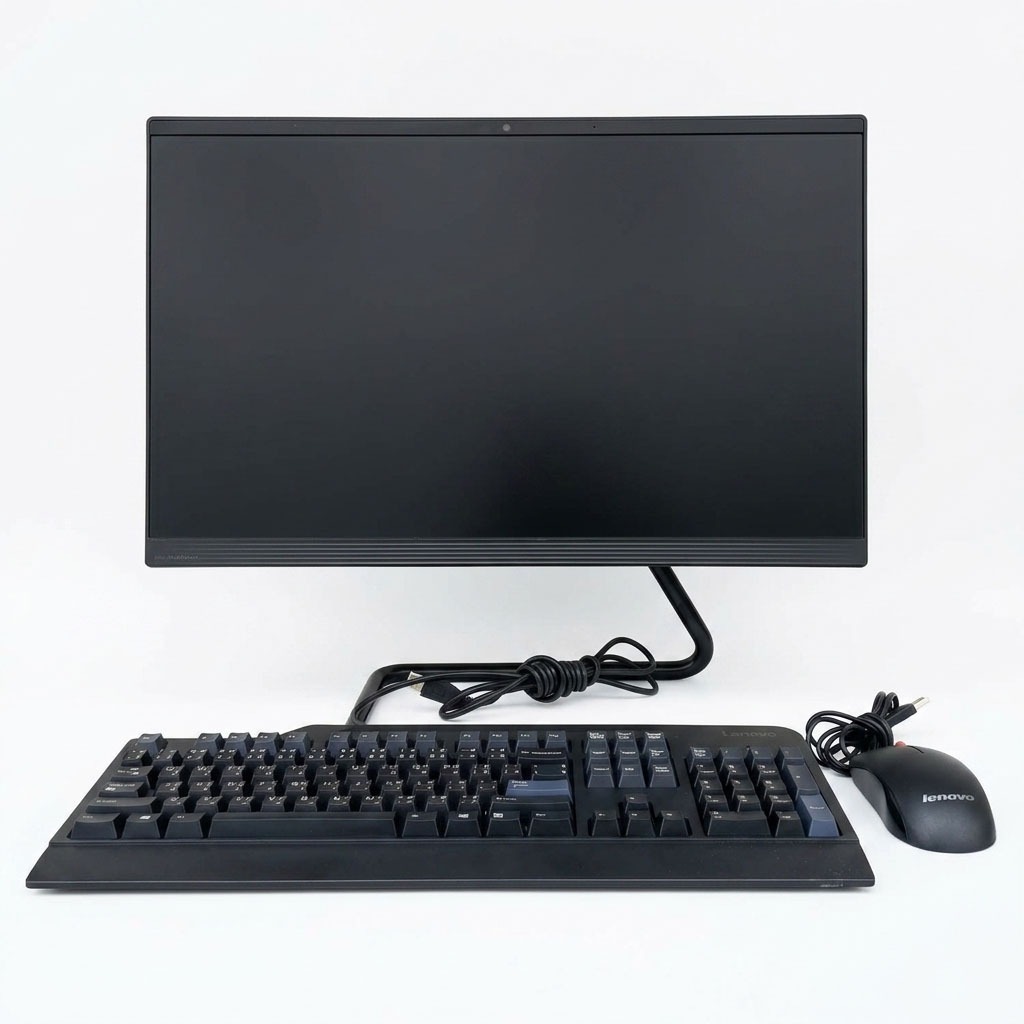 คอมมือสอง all in one รุ่น Lenovo IdeaCentre AIO 3 CPU AMD Ryzen 3 3250U จอใหญ่ 21.5 นิ้ว SSD ลงโปรแก