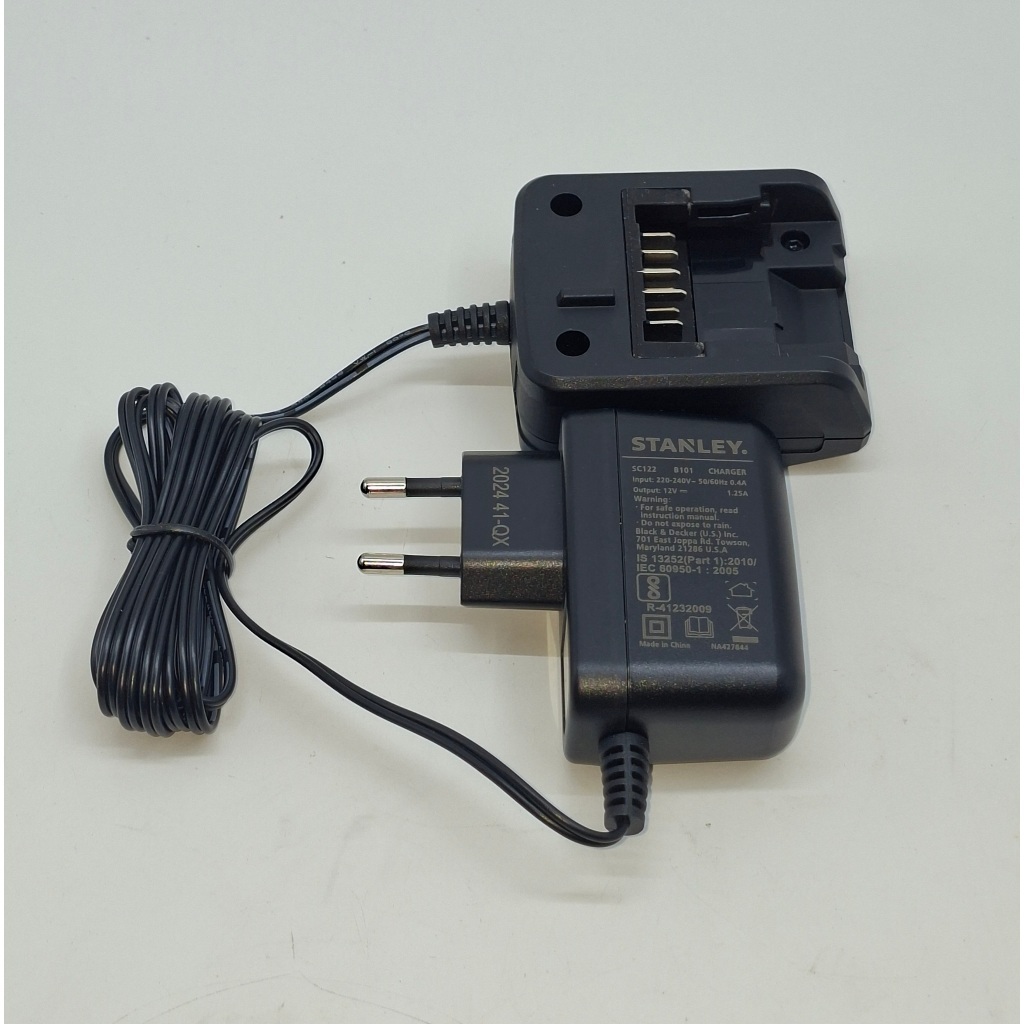 Stanley เครื่องชาร์ทแบตเตอร์รีเครื่องมือไร้สาย ใช้กับรุ่น แบต 12 โวลล์ รุ่น SC122-B1 สินค้าแท้
