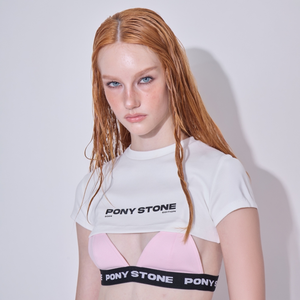 PONY STONE DAMN top เสื้อยืดสกรีน