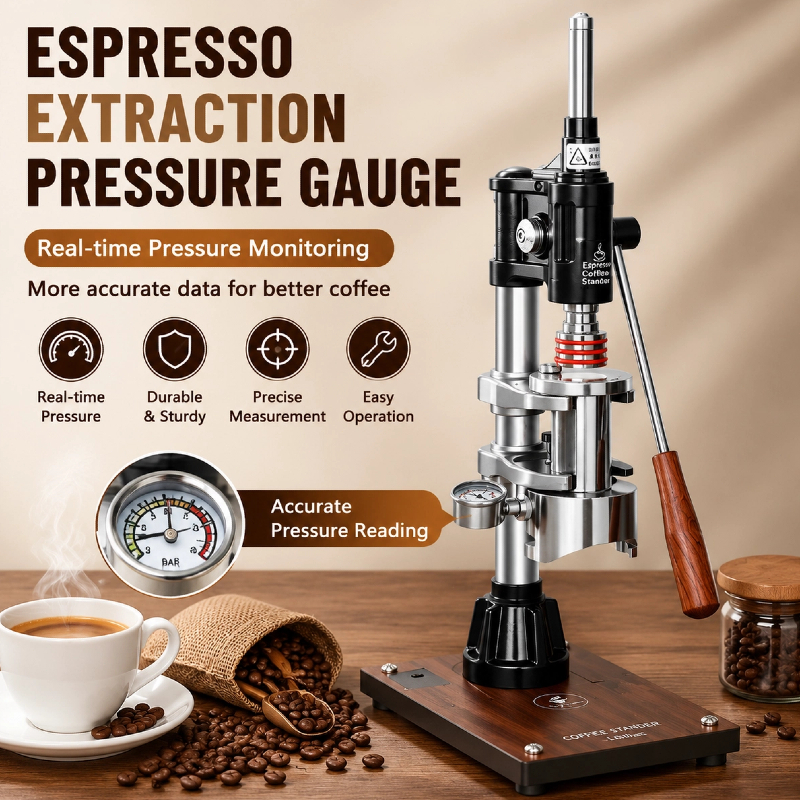 2Days⭐Local Delivery⭐Manual Espresso/เครื่องชงกาแฟแบบรถเข็น 2026 เครื่องสกัดกาแฟ Unplug Espresso Cof