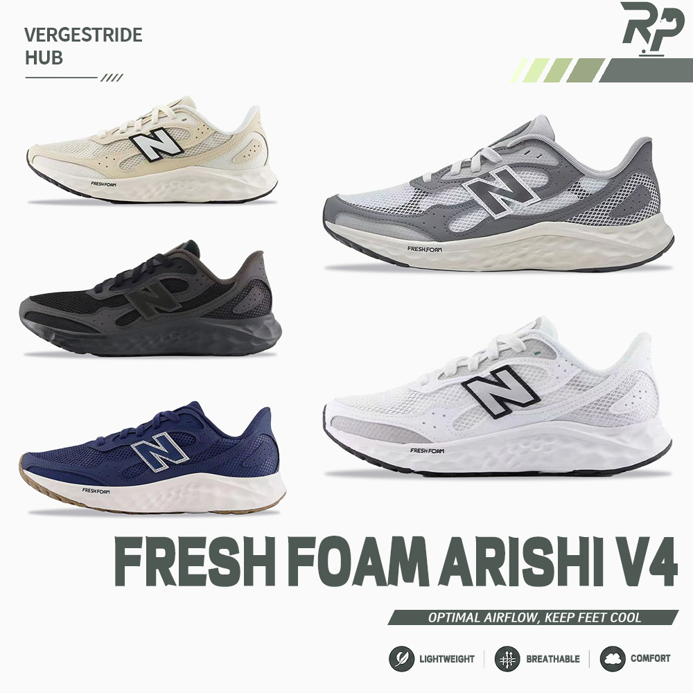 🌏 100% สินค้าแท้👟 NB Fresh Foam Arishi v4 รองเท้ากีฬาสำหรับชายหญิง