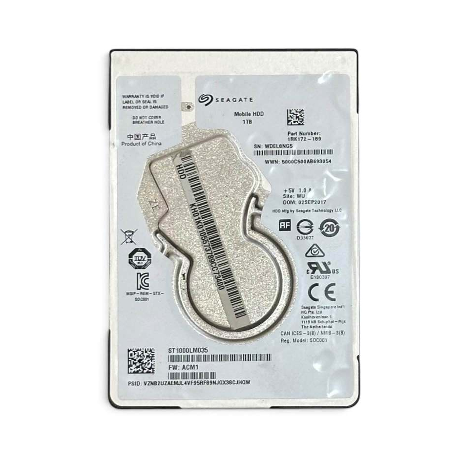 SEAGATE HDD 1000GB 1TB 2.5 นิ้ว มือสอง