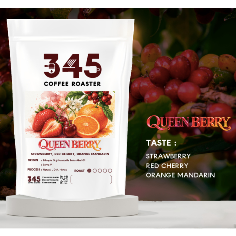 เมล็ดกาแฟคั่ว QUEEN BERRY