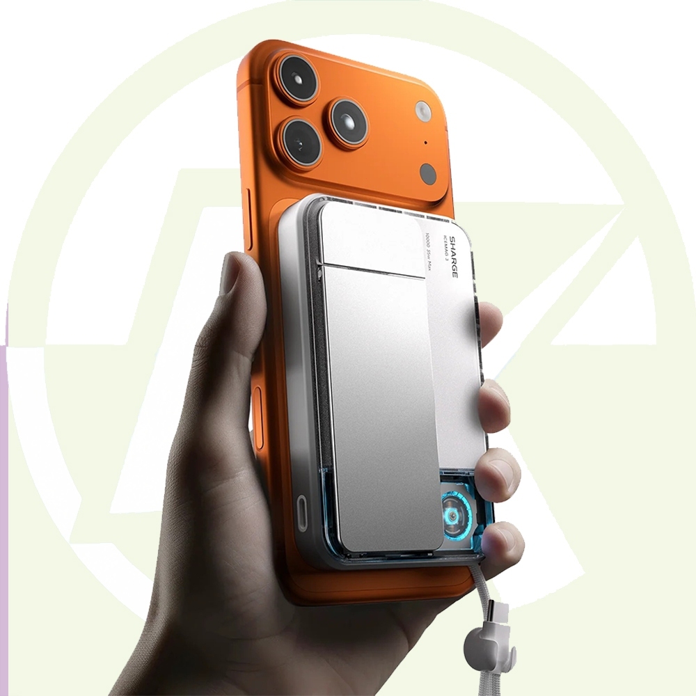 SHARGE ICEMAG 3 Qi 2 25W 10000mAh ธนาคารพลังงานแม่เหล็ก 35W Powerbank ชาร์จได้อย่างรวดเร็วด้วยควา